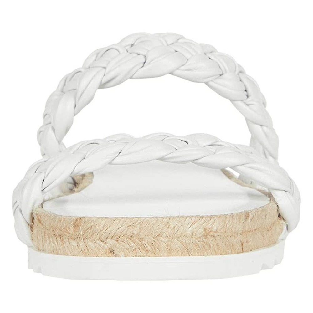 Marc Fisher Ml Jaimee White Espadrille Slip On Le… - image 6